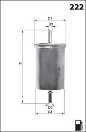 LUCAS FILTERS Polttoainesuodatin LFPF022